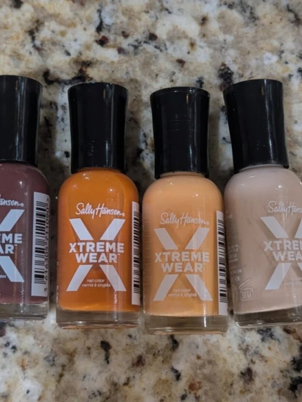 NEW Sally Hansen Xtreme wear fall nail polish colors macaroon clay peach nude